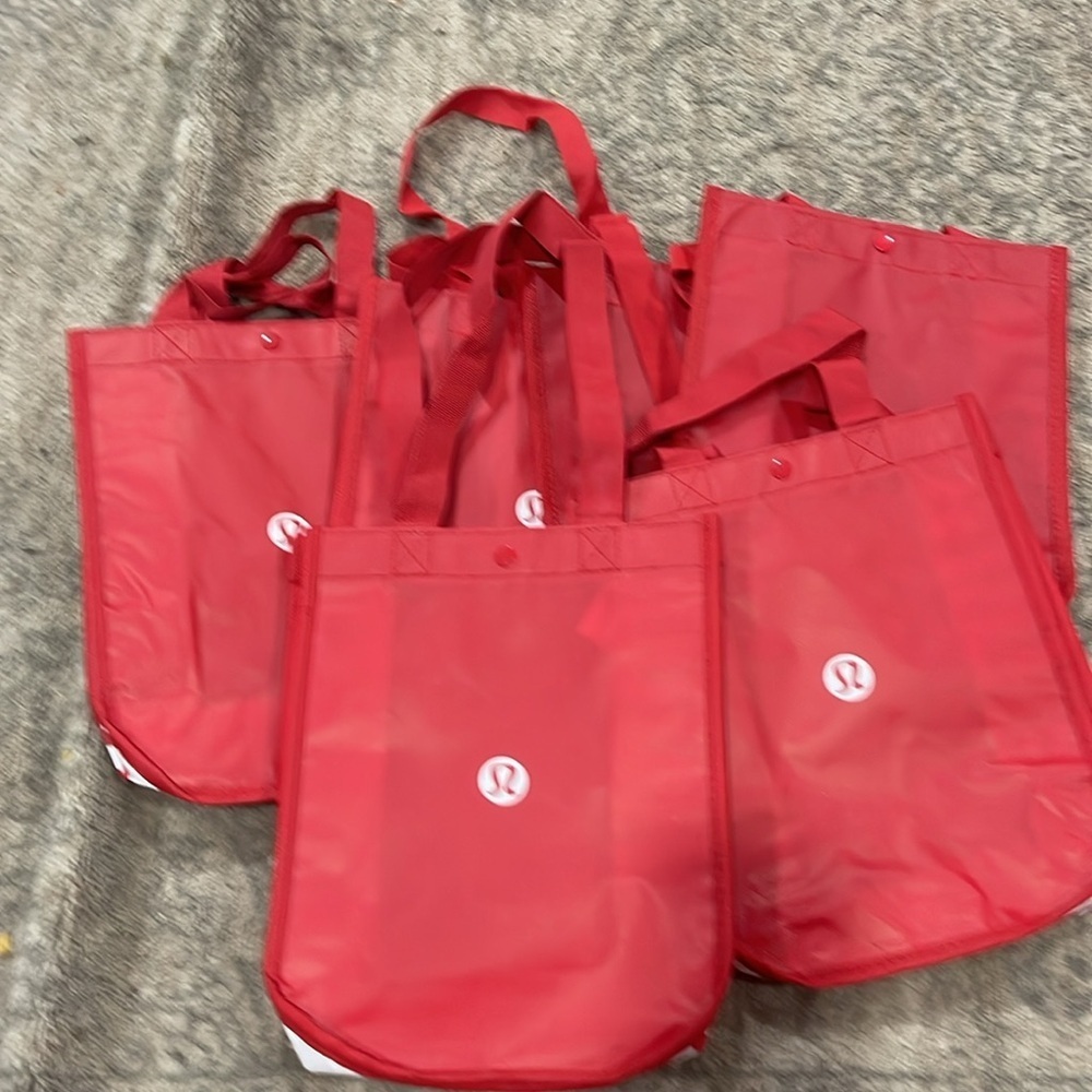 Lululemon Red Tote Bags only 3 left $10.00 each - Picture 3 of 3